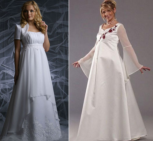 Свадебные платья скрыть живот